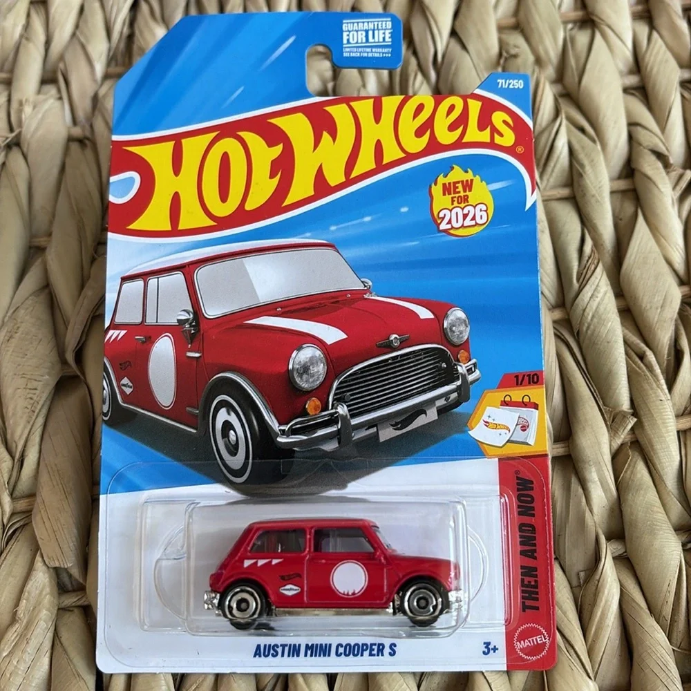 Hot Wheels Austin Mini Cooper S Red DieCast Car Collectible Hotwheels 2026 New